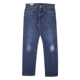 LEVI'S 502 Jeans BIG E Mens Blue Regular Tapered Stone Wash W31 L29