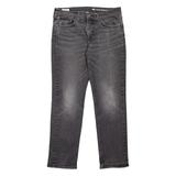 LEVI'S 511 BIG E Jeans Mens Grey Slim Straight Stone Wash W32 L30