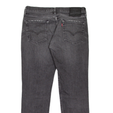LEVI'S 511 BIG E Jeans Mens Grey Slim Straight Stone Wash W32 L30