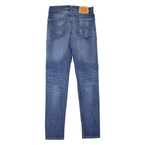 LEVI'S 510 Jeans Mens Blue Slim Skinny Stone Wash W28 L32