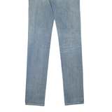 DIESEL Livier Womens Jeans Blue Slim Jegging Stone Wash W31 L35