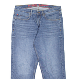 HUGO 340 Mens Jeans Blue Regular Tapered Stone Wash W34 L26