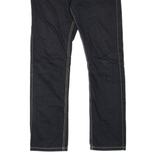 POLO ST. MORITZ Mens Jeans Black Slim Straight W32 L31
