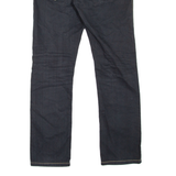 POLO ST. MORITZ Mens Jeans Black Slim Straight W32 L31