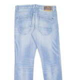 PME LEGEND Skyhawk Mens Jeans Blue Slim Straight Stone Wash W34 L34