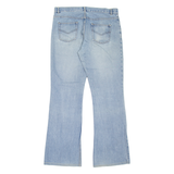 UR BOII Womens Jeans Blue Regular Bootcut Stone Wash W34 L33