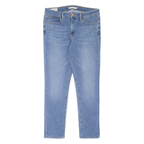 LEVI'S 711 BIG E Womens Jeans Blue Slim Skinny Stone Wash W30 L27