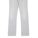 CARHARTT Texas Pant Womens Jeans Grey Regular Straight Stone Wash W28 L32