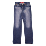 GUESS Womens Jeans Blue Regular Straight Stone Wash W28 L33
