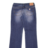 GUESS Womens Jeans Blue Regular Straight Stone Wash W28 L33