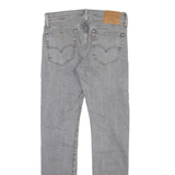 LEVI'S 519 BIG E Jeans Mens Grey Slim Skinny Stone Wash W29 L30