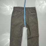 Levis Cord Pants - 33″ Waist Gray Cotton Blend