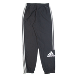 ADIDAS Mens Track Pants Black Nylon Tapered S W24 L30