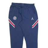 AIR JORDAN PSG Mens Joggers Blue Tapered M W26 L27