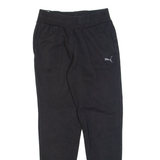 PUMA Womens Joggers Black Tapered L W24 L27