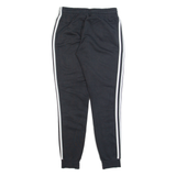 ADIDAS Mens Joggers Black Tapered S W26 L28