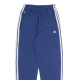 ADIDAS Womens Track Pants Blue Tapered S W26 L29