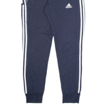 ADIDAS Mens Joggers Blue Tapered S W26 L27