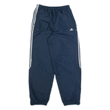 ADIDAS Womens Track Pants Blue Tapered M W26 L29