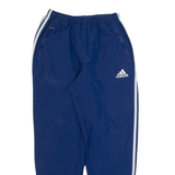 ADIDAS Mens Track Pants Blue Tapered M W24 L28
