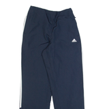 ADIDAS Womens Track Pants Blue Straight S W24 L29