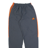 ADIDAS Mens Track Pants Grey Tapered L W22 L31