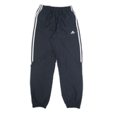 ADIDAS Mens Track Pants Black Tapered S W24 L30