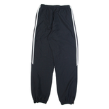 ADIDAS Mens Track Pants Black Tapered S W24 L30