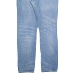 LEVI'S 501CT Jeans Distressed Womens Blue Regular Tapered Stone Wash W32 L30