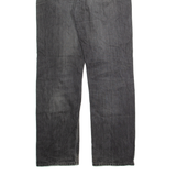 LEVI'S 751 Jeans Mens Black Regular Straight Stone Wash W33 L32