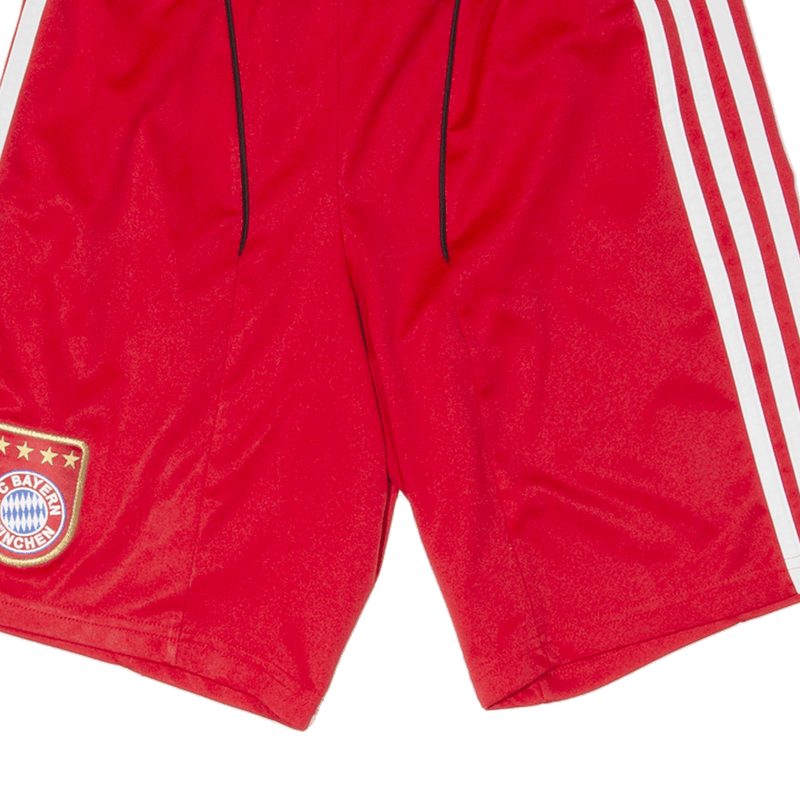ADIDAS Bayern Munchen FC Boys Sports Shorts Red Relaxed M W24