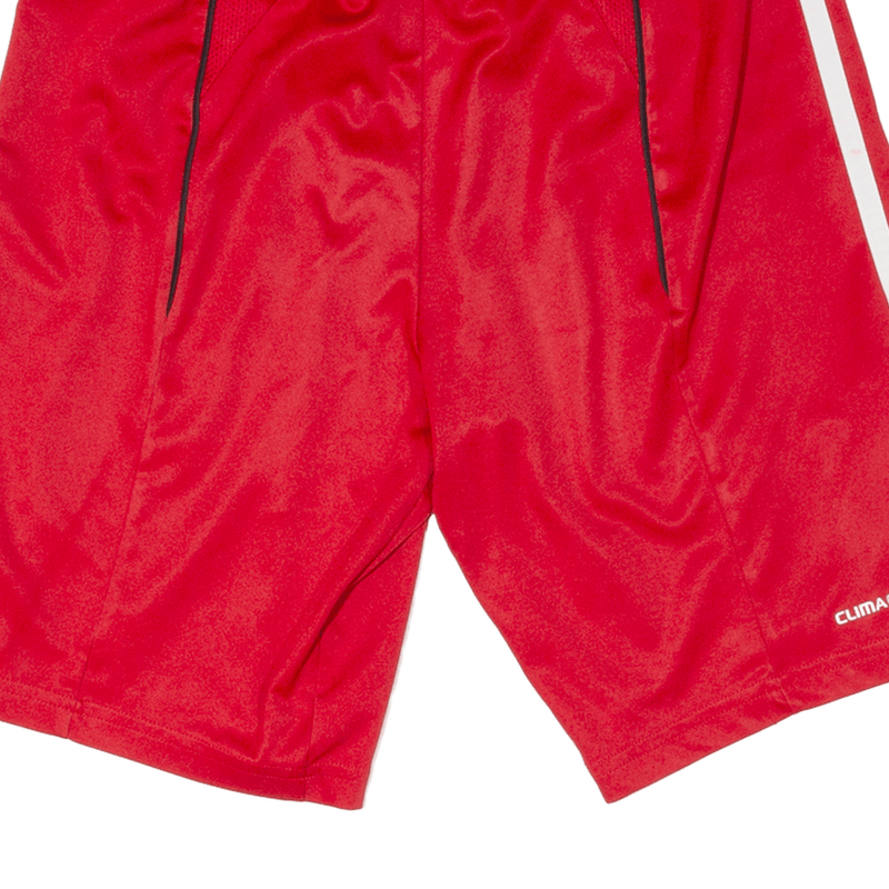 ADIDAS Bayern Munchen FC Boys Sports Shorts Red Relaxed M W24