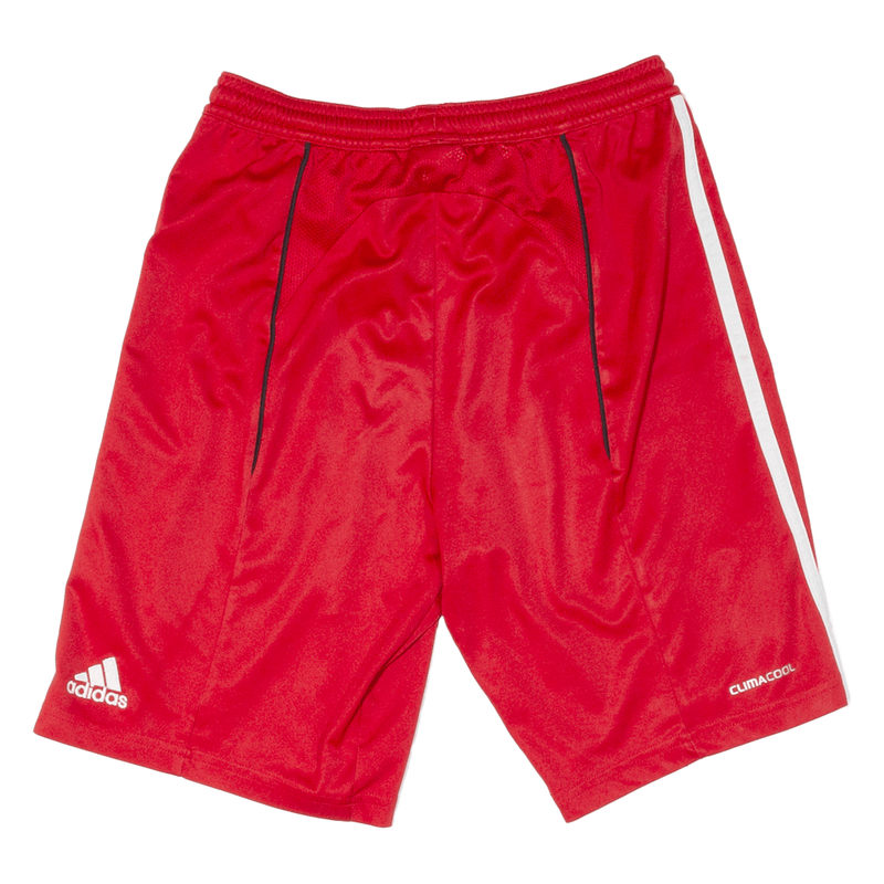 ADIDAS Bayern Munchen FC Boys Sports Shorts Red Relaxed M W24