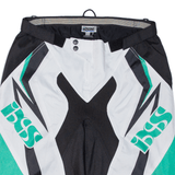 IXS Motorcycle Mens Sports Shorts Black Crazy Pattern L W36
