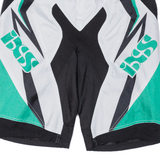 IXS Motorcycle Mens Sports Shorts Black Crazy Pattern L W36