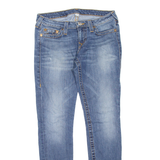 TRUE RELIGION Womens Jeans Blue Regular Skinny Stone Wash W30 L32