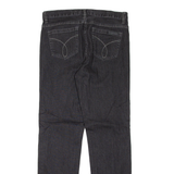CALVIN KLEIN JEANS Womens Jeans Black Regular Straight W30 L30