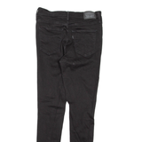 LEVI'S High Rise Distressed Womens Jeans Black Regular Skinny W28 L28
