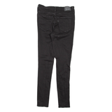 LEVI'S High Rise Distressed Womens Jeans Black Regular Skinny W28 L28