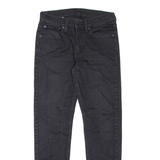 LEVI'S Womens Jeans Black Regular Skinny W30 L29