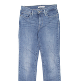 LEVI'S Slimming Womens Jeans Blue Regular Straight W26 L28
