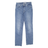 LEVI'S Slimming Womens Jeans Blue Regular Straight W26 L28