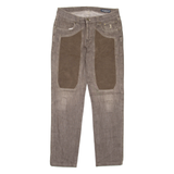 JECKERSON Mens Jeans Brown Regular Straight W34 L32