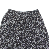 KATHIE LEE Womens Casual Shorts Black Loose Floral S W28