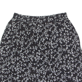 KATHIE LEE Womens Casual Shorts Black Loose Floral S W28