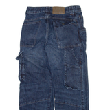 ENGELBERT STRAUSS Workwear Mens Jeans Blue Relaxed Straight W26 L27