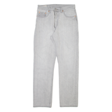LEVI'S 501 BIG E Womens Jeans Grey Slim Straight W29 L30