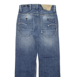 G-STAR RAW Mens Jeans Blue Regular Straight Stone Wash W31 L31