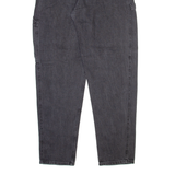 KARL KANI Carpenter Womens Jeans Grey Relaxed Tapered Stone Wash W32 L33