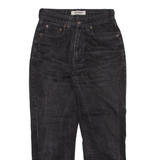 BIG STAR Womens Jeans Grey Relaxed Straight Stone Wash W26 L24